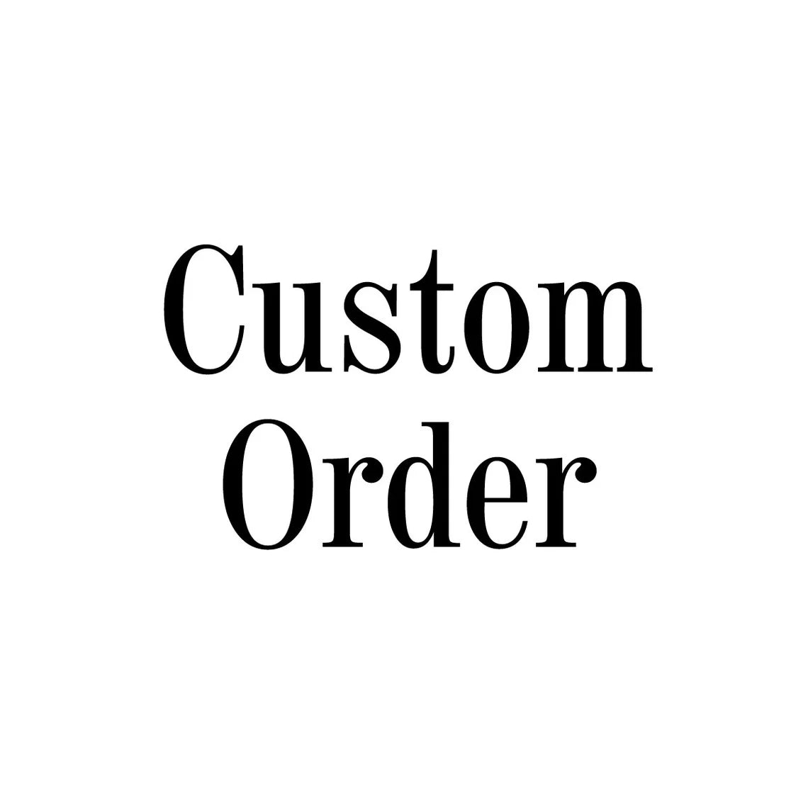Custom Order- Biker Ossi