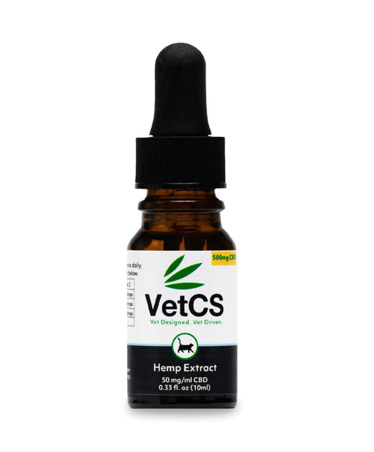 VetCS High Dose CBD Oil for Cats (Salmon or Natural)