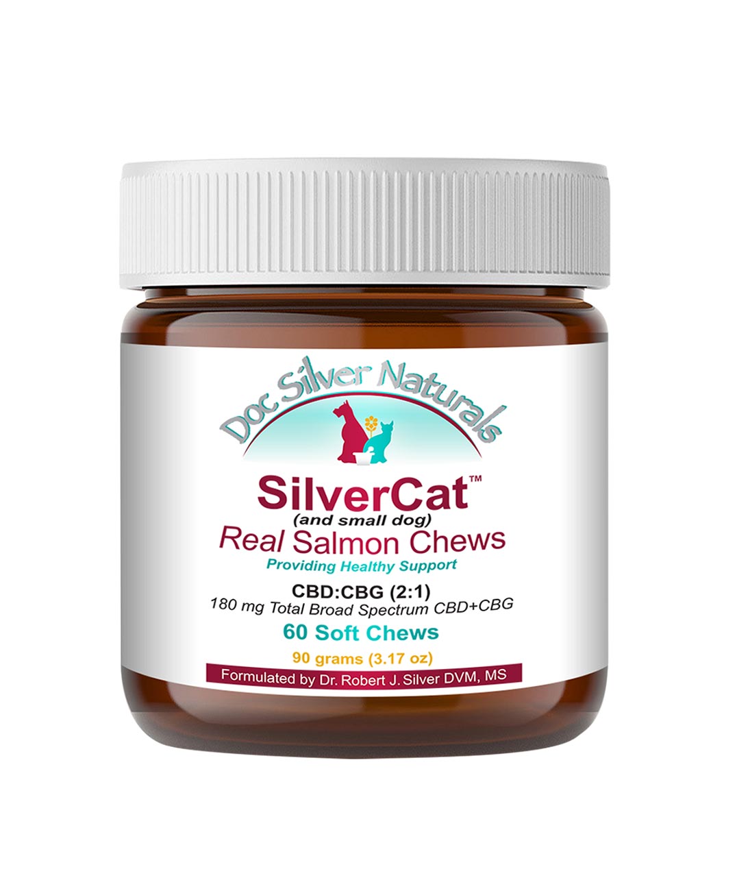 SILVERCAT Real Salmon Chews